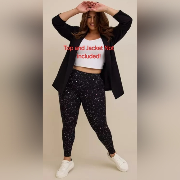 TORRID Outer Limits Black Full Length Premium Leggings! - Picture 2 of 12